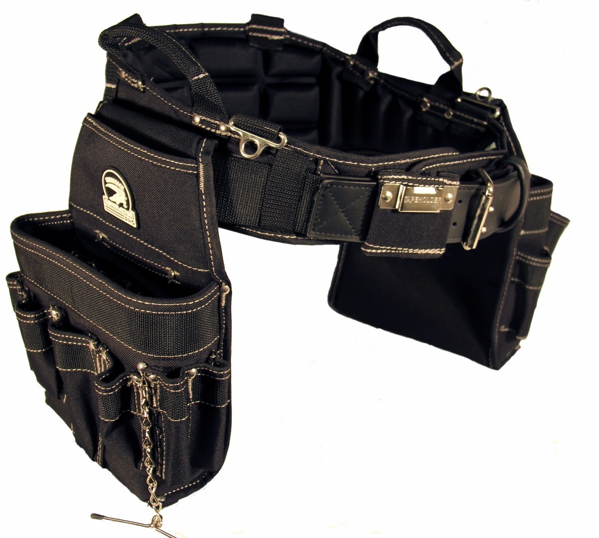 Gatorback Deluxe Electricians Package. Tool Belt+Suspenders+Gloves