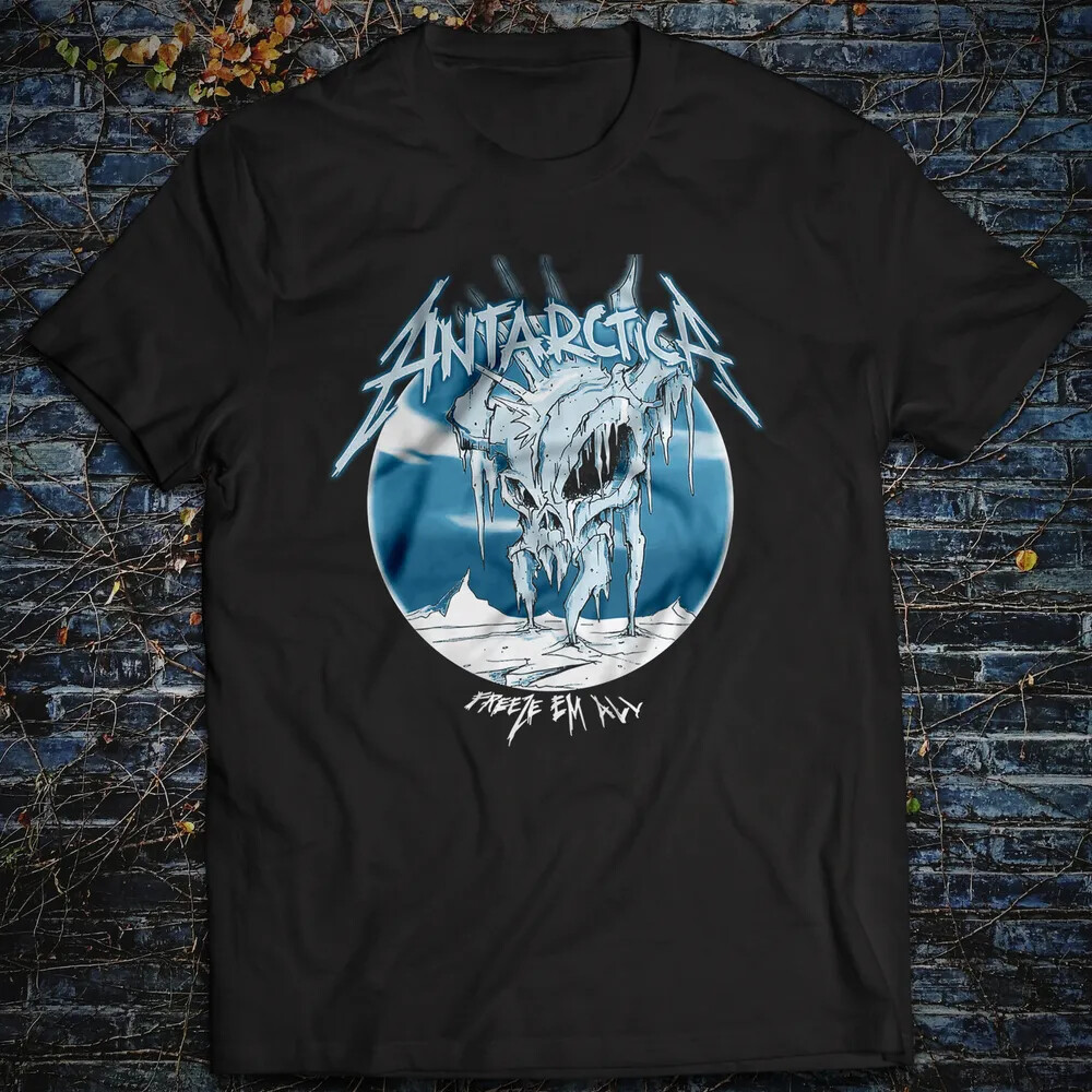 Freeze 'Em All Metallica Rock Band TShirt James Hetfield Kirk Hammett Vintage eBay