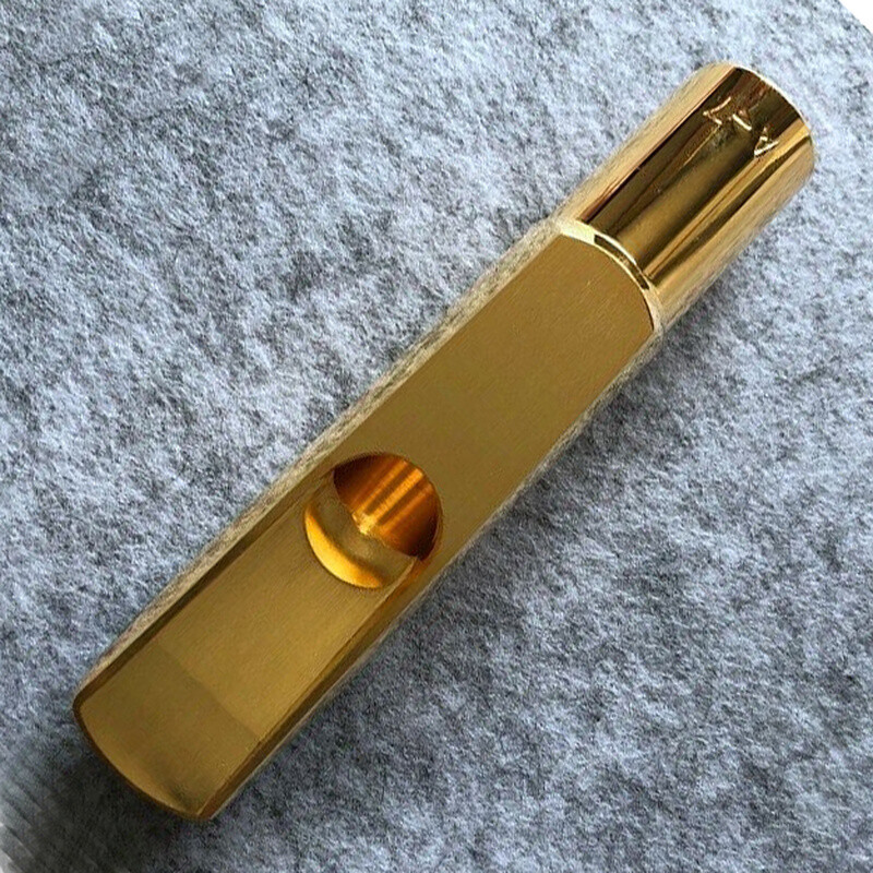 100% Handmade Pure Copper Alto Saxophone Mouthpiece Size 5-9 w/Ligature Nice