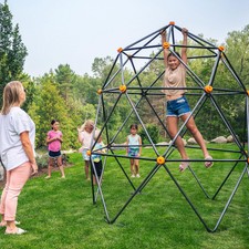 Large Geometric Climbing Dome, Heavy Duty Kids Climber with Rock Grips,Ages 3-10