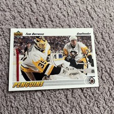 1991-92 Upper Deck Hockey Tom Barrasso Pittsburgh Penguins #116