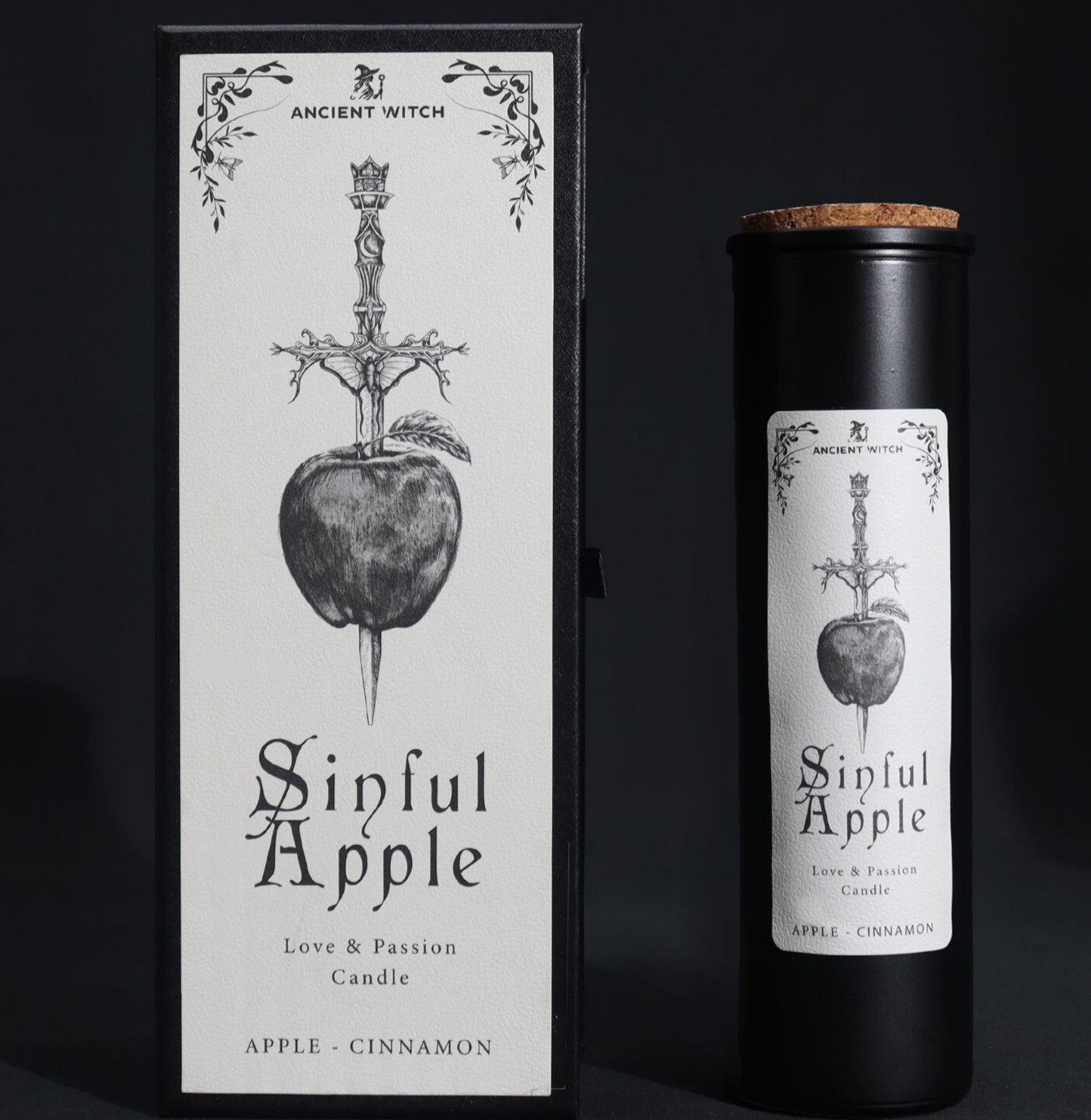 Blue Pirate Ancient Witch Ritual Candles - Sinful Apple - Image 2