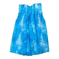 Alice and Olivia Cloud Blue Jazz Silk Sweetheart Mini Dress 2