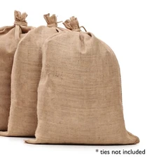 4 22x36 Burlap Bags, Burlap Sacks, Potato Sack Race Bags, Sandbags, Gunny Sack