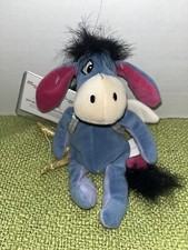 Cupid Eeyore - Disney Store World Mini Bean Bag Plush Beanie Winnie Pooh