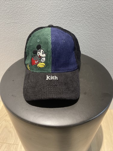 Kith X Disney Corduroy Hat Mickey Black 