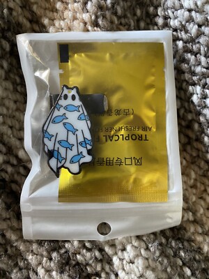 Christmas Cat Fish ghost  pendant or Car Fresher acrylic