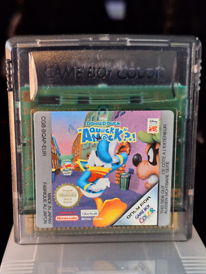 Modul Nintendo GameBoy Color Donald Duck Quack Attack ?! + Case Schutzhülle