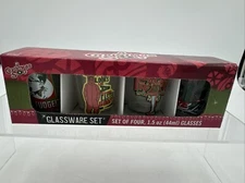 A Christmas Story Shot Glass Set | 4 pack Mini Glass | ICUP Shotglasses 2 1/2”