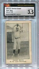 1922 e121 American Caramel Series of 120 17 Dixie Davis CSG 3.5 Very Good+