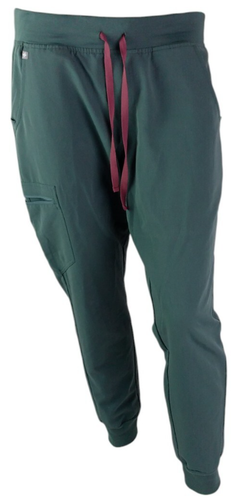 FIGS Zamora Women Technical Collection Scrub Jogger Bonsai Green Pants Size L