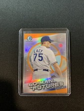 Asa Lacy #/25 orange refractor 2021 Bowman Chrome 40 man future