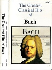 Johann Sebastian Bach - The Greatest Classical Hits Of Bach Cassette 1992 Violin