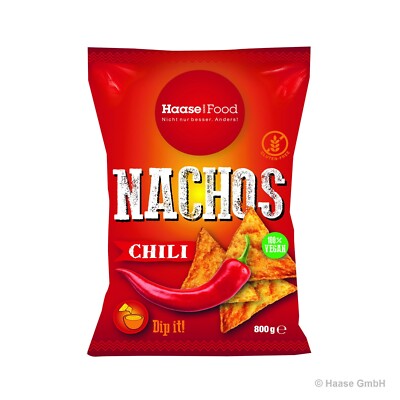 Kino Nacho Chips 2,4 kg (3x800g) Chili Tortilla vegan Haase GmbH top Qualität