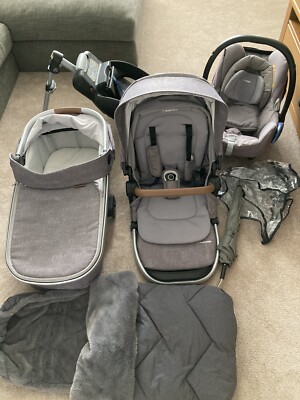 Maxi-Cosi Zelia S Trio 3-in-1 Travel System Dark Grey (1996911300)  8712930180326 UK