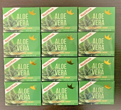 PACK OF {12}Royal Touch ALOE VERA  Complexion Soap  125g EACH FREE SHIPPING