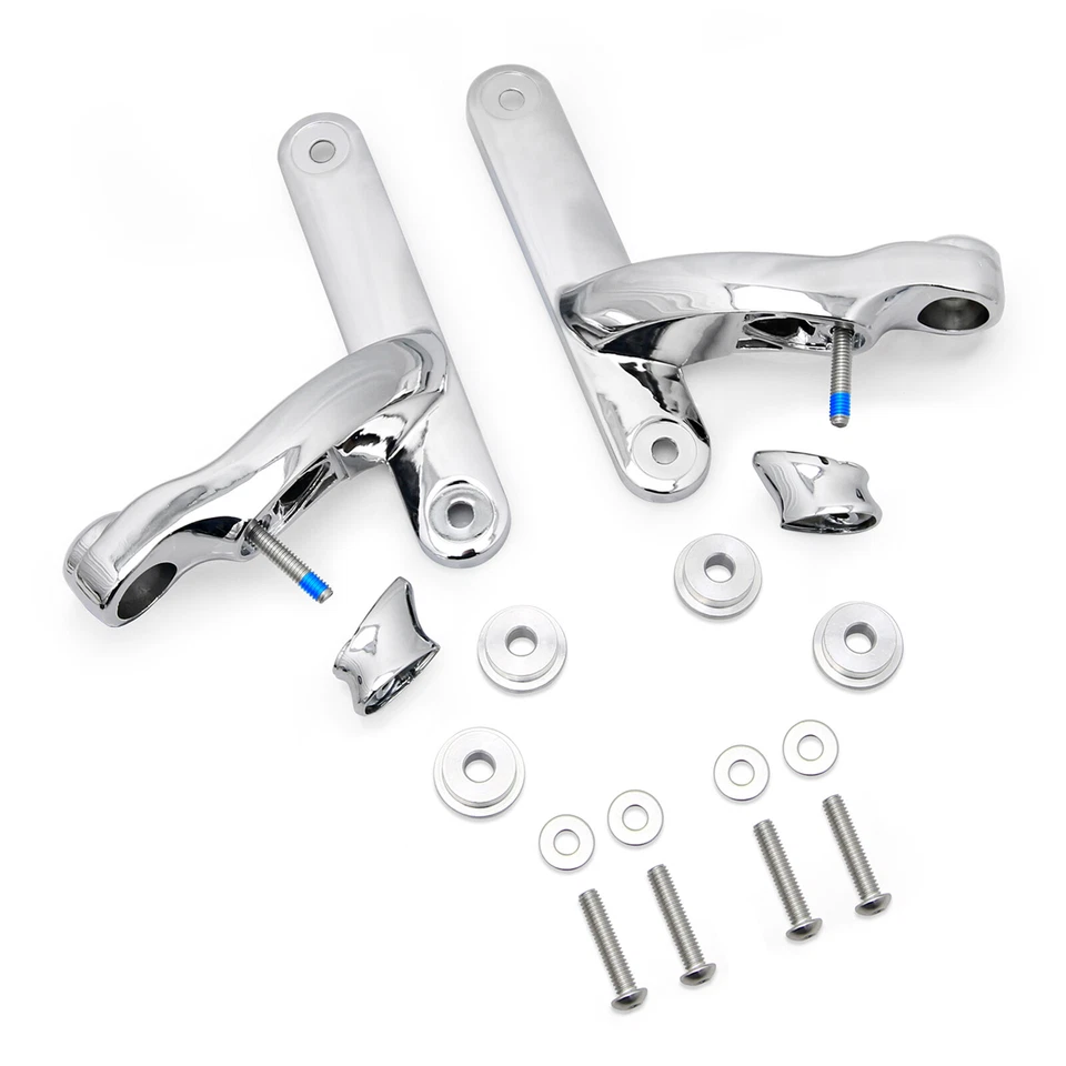 Passing Fog Light Housing Mount Bracket For Harley Street Glide Electra Glide - Image 3 of 4