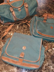 monogrammed leopard bag