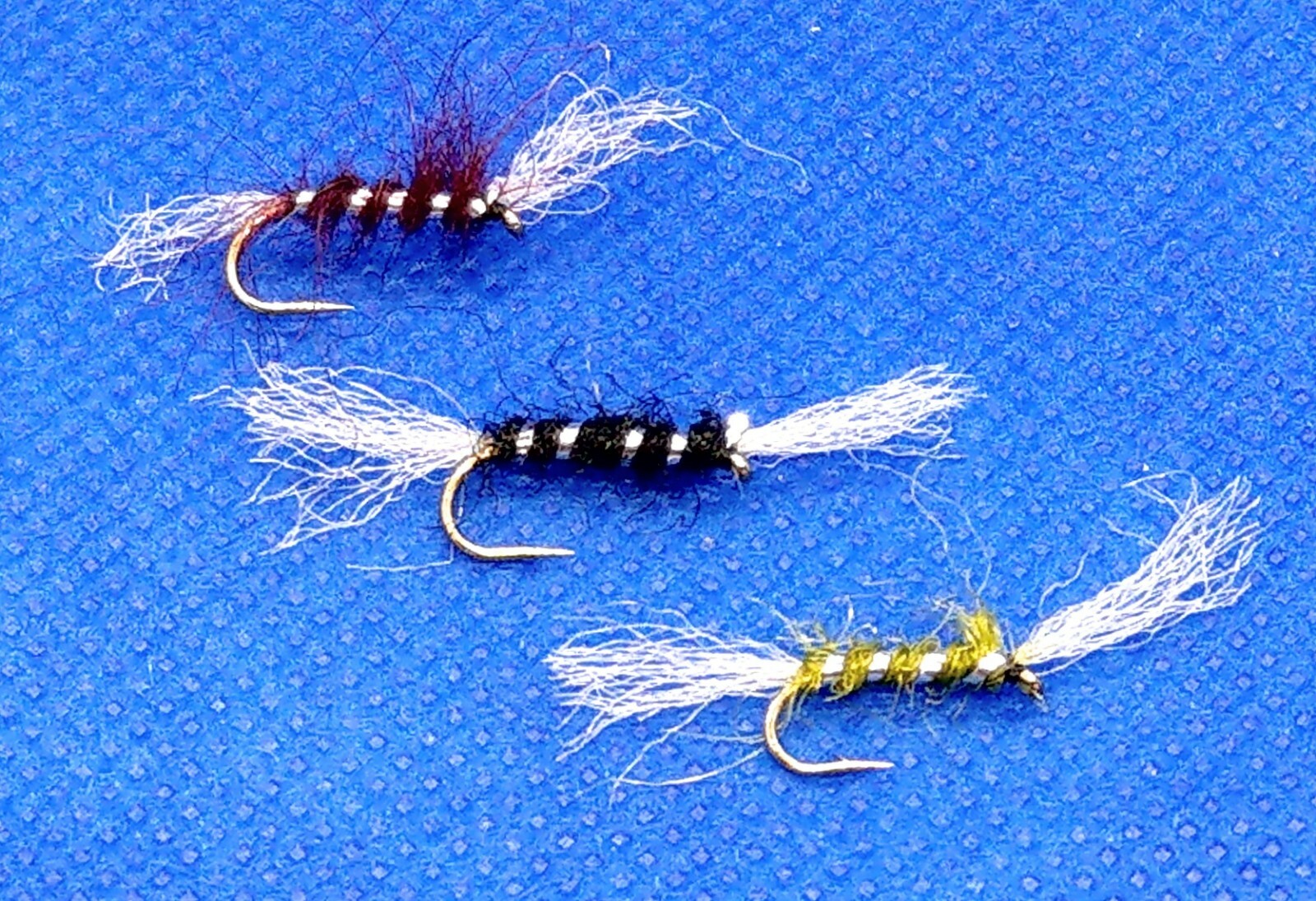 3 SHIPMANS Buzzer Flies EMERGER Midge BUZZERS Dry Trout FLY Fishing