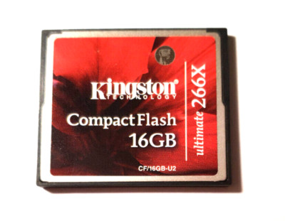 Kingston 16GB 266X  CompactFlash CF Card memory ultimate