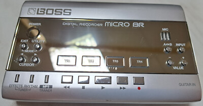 Neuwertig: Boss Micro BR Digital Recorder Mobiles Studio Gitarren Bass Multi Fx