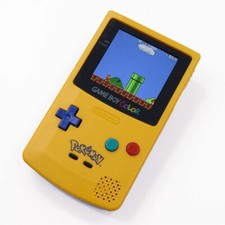 Nintendo Gameboy Color Pokemon Edition - Q5 XL IPS Backlit LCD Screen GBC Mod