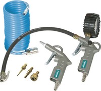 Aircraft Druckluftwerkzeuge-Set 6-Teilig, Blaspistole, ReifenfüLler, Schlauch