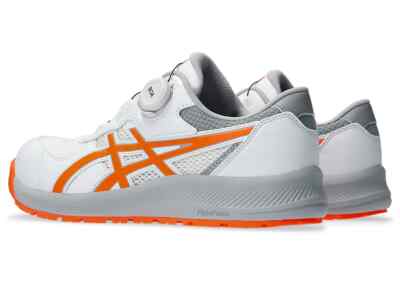 ASICS 安全靴 BOAクロージャー ホワイト/オレンジ 楽天市場】☆アシックス/ASICS 1273A092.100 ウィンジョブ CP219