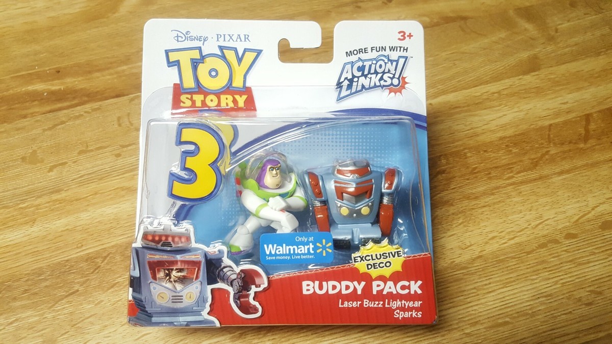 Disney Pixar Toy Story 3 Buddy Pack Action Links! Laser Buzz