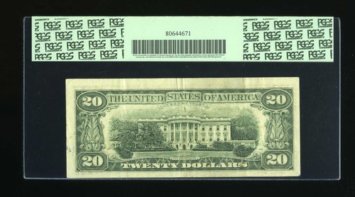 DBR 1990 $20 FRN New York STAR Fr. 2077-B* PCGS 30 Serial B14622905* - Picture 2 of 2