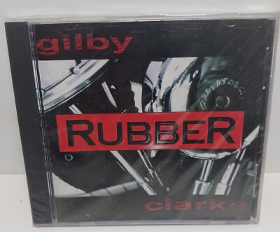 Gilby Clarke : Rubber CD Guns N Rose's Guitarist Solo Rock Album Vintage NOS 