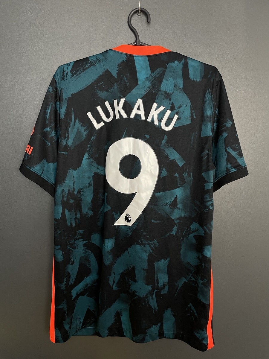 プレミア　Chelsea FC Nike LUKAKU 9 ユニフォーム 2021-22 Chelsea Authentic Home Shirt Lukaku #9 (M)