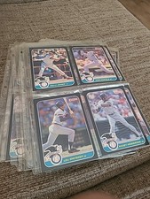 1986 Donruss All-Stars Jumbo Baseball Card Complete Set #1-60 With Sleeves Vg-ex