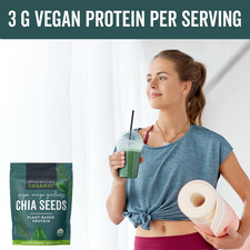 Organic Chia Seeds, 2 Lb, 32 Oz   Plant-Based Omega-3 and Vegan Protein, Glut...
