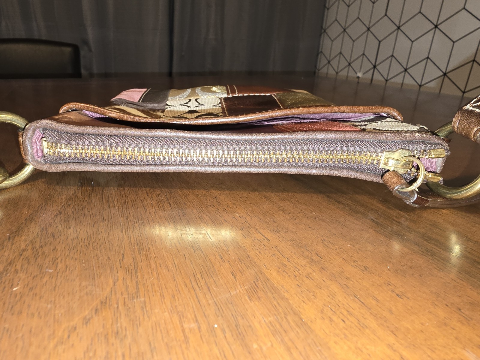 COACH 10439 Patchwork Swingpack Crossbody Bag Sue… - image 10