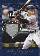 2017 Donruss Diamond Collection Memorabilia #DCRR Rob Refsnyder Jersey - BB