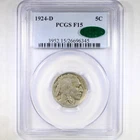 1924-D 5C PCGS/CAC Fine 15 - Buffalo Nickel