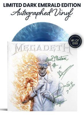 Megadeth - Megadeth Vinyl Signed COVER Limited to 699 JSA