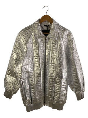 ジャケット・アウター FENDI jacket FENDI Others x Nicki Minaj 19AW Blouson 48 Leather Silver FPJ003