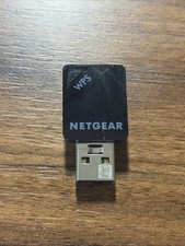 NETGEAR A6100 USB Wi-Fi Adapter Black WPS Wireless Network Dongle for PC