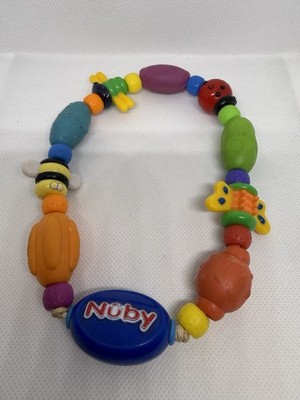  Nuby Bug- A- Loop Teether Multicolor Bee Butterfly Ladybug