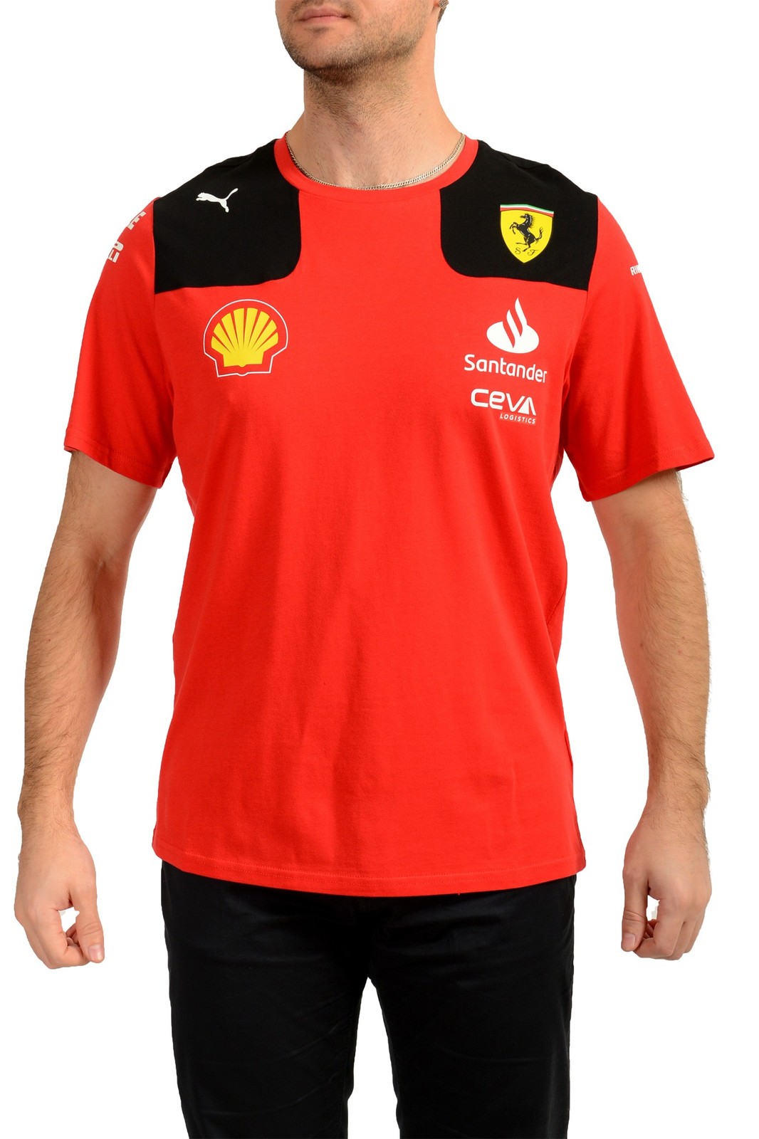 Мужская футболка Puma X Scuderia Ferrari из коллекции реплик SF Leclerc US L IT 52 11490₽