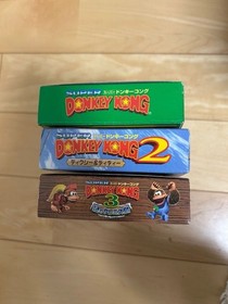 Super Donkey Kong 1 2 3 W/box Instructions Super Famicom SFC Cartridge Nintendo