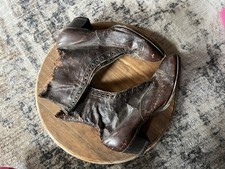 VINTAGE WOMENS LEATHER BOOTS ,likely Dating From The 1890 s. to Early 1900 s