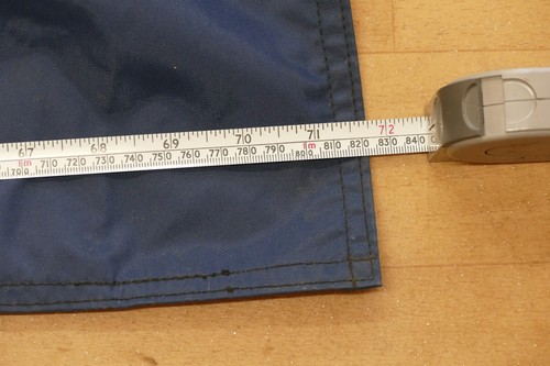 Waterproof show sheet, blue with tartan underside, 6ft0 (MO) - Picture 3 of 12