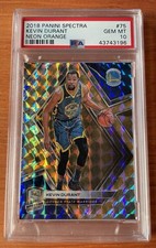 2018 Panini Spectra Neon Orange /5 Kevin Durant PSA 10 Gem Mint
