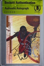 BAS 2000-01 Upper Deck Star Rookie Darius Miles #205 Authentic Auto 3c7