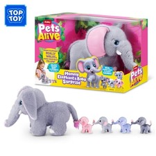 Pets Alive Mommy Elephant & Baby Surprise Int...