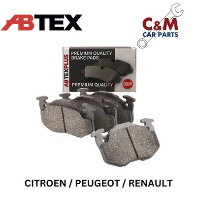 Abtex Rear Brake Pads fits PEUGEOT 106 VAN 1996-2001