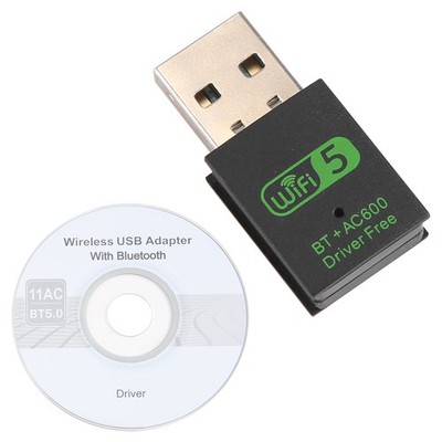 USB WiFi Bluetooth Adapter, 600 Mbit / S Dual Band Drahtlos Netzwerk Extern1369